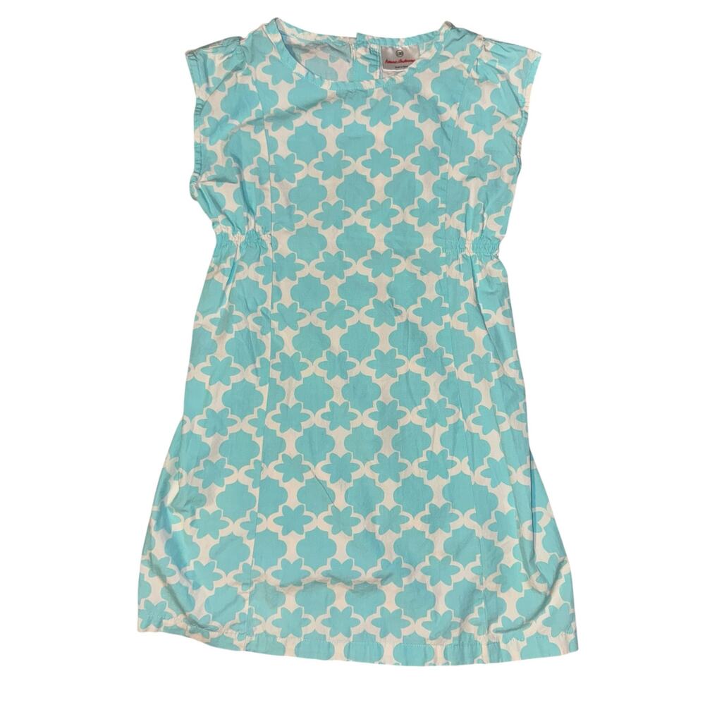 Hanna Andersson Moroccan Pattern Dress Girls Sz 8 Lightweight Breathable Cotton